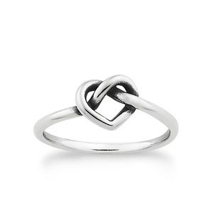 James Avery Delicate Heart Knot Ring